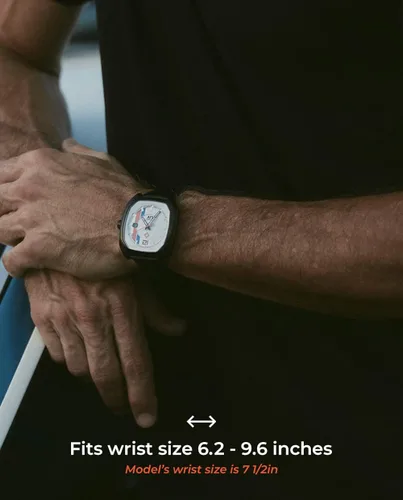 Vista 2 de LIV Rebel-AR Swiss Automatic Elaboré Grade, 26-Jewel Movement - 42.0 mm Rectangular Curved Case- IP Surgical Grade 316L Stainless Steel-Multi-Layer