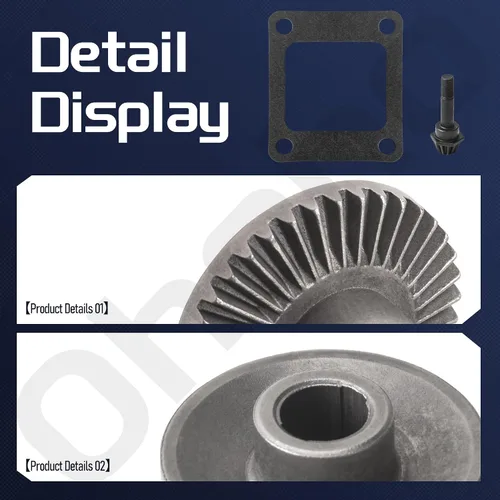 Vista 3 de Ohoho 104-8671 92-5790 105-6839 Kit de engranajes de transmisión para cortacésped Toro