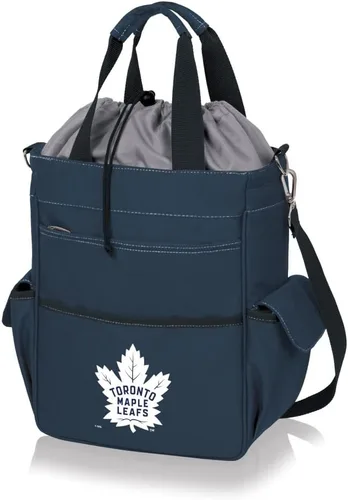 Vista 12 de PICNIC TIME NHL - Bolsa de mano unisex para adultos NHL Activo Negro con detalles grises.