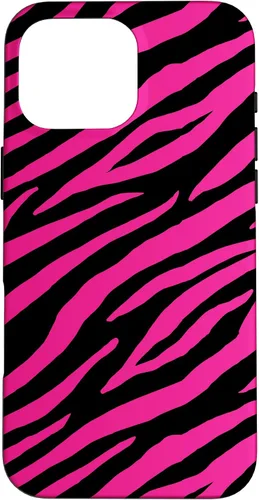 Vista 19 de Pink Black Zebra Stripes Pattern Design Women Girls Case for iPhone 17