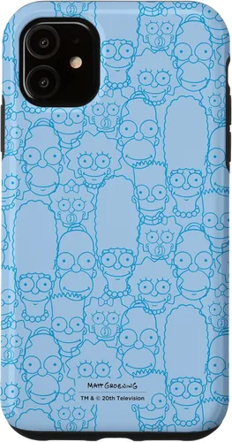 Vista 8 de Funda con estampado de personajes de The Simpsons Springfield para iPhone 16