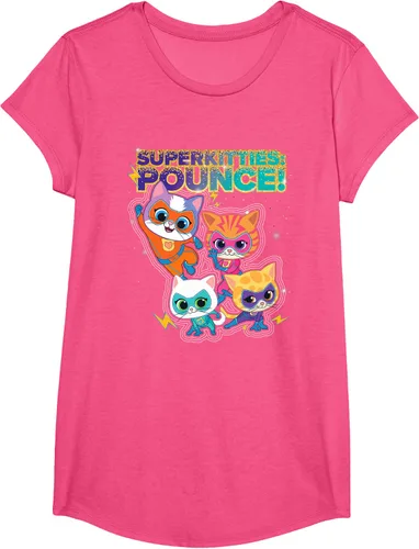 Vista 15 de Disney Junior SuperKitties Pounce! Camiseta de equipo completo, talla S
