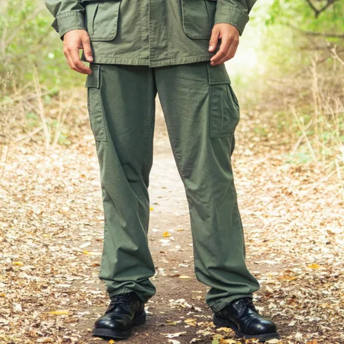 Vista 2 de Pantalón antifatiga clásico R/S Vietnam Rothco Verde oliva (Olive Drab)