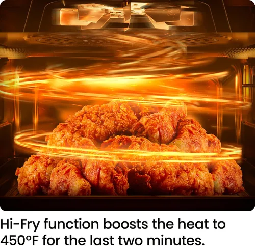 Vista 5 de Chefman Freidora de aire – Freidora de aire compacta de 4 cuartos de galón para comidas rápidas y fáciles, cuenta con tecnología Hi-Fry para una