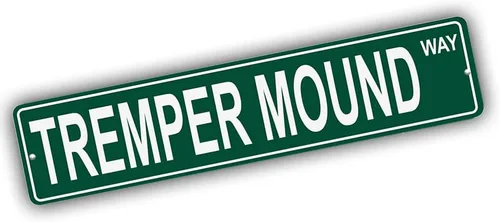 Vista 129 de Ohio Mountains Pick Your Mountain Compatible/repuesto para Acme Hill United States Mountain aluminio metal metal metal estilo letrero de calle