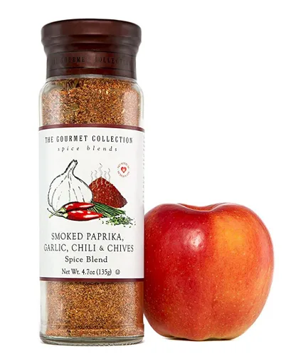 Vista 3 de The Gourmet Collection, pimentón ahumado, ajo, chile y cebollino mezcla de especias sin sal condimentos para cocinar pollo, carne de res, cerdo