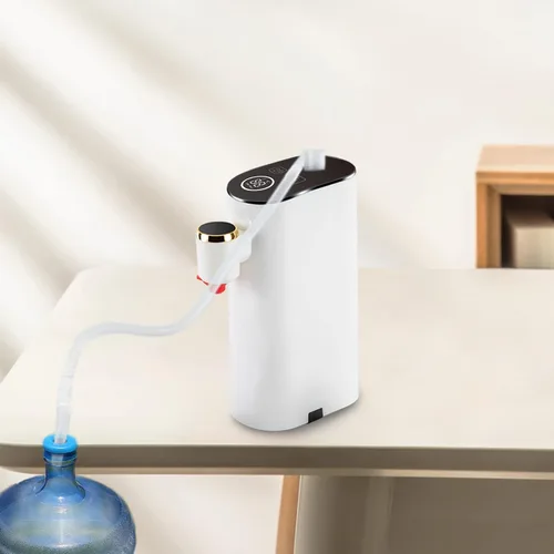 Vista 4 de Mini dispensador de agua para encimera con agua caliente instantánea, 5 ajustes de temperatura y pantalla LED, enfriador de agua portátil
