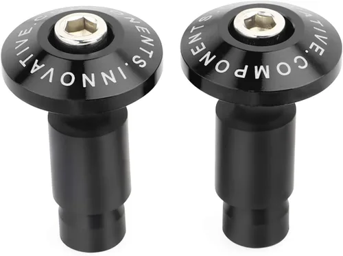 Vista 5 de GUAIMI Extremos de barra de motocicleta Street Bike 7/8" Agarres para manillar Tapones universales para motocicletas-Negro