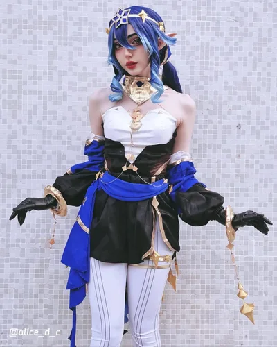 Vista 7 de Nuoqi Venti Cosplay Raiden Shogun Cosplay Yae Miko Cosplay Genshin Impact Cosplay Disfraces