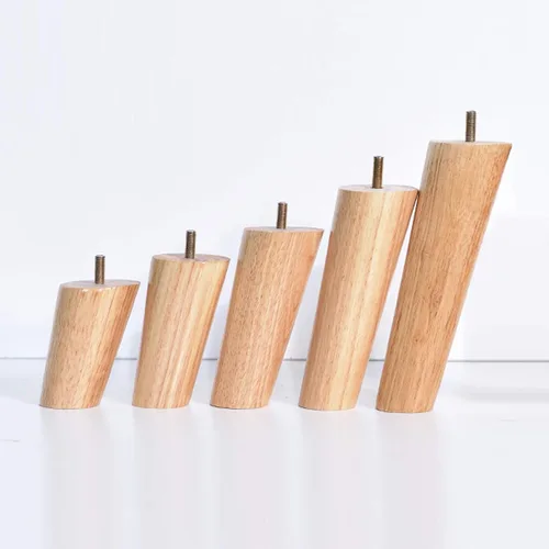 Vista 4 de M8 - Patas oblicuas de madera maciza para muebles, patas de mesa, patas de soporte para sofá, 3.1-27.6 in, para mueble de TV, escritorio, mesa