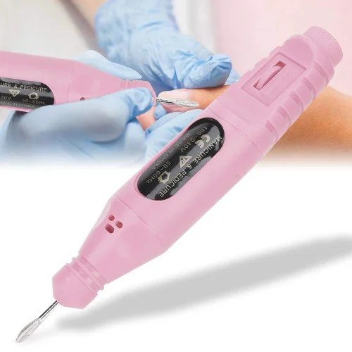 Vista 8 de ZJchao Kit de taladro eléctrico de uñas, juego de pedicura portátil USB, máquina de taladro eléctrico de uñas, pulido de manicura de dedos