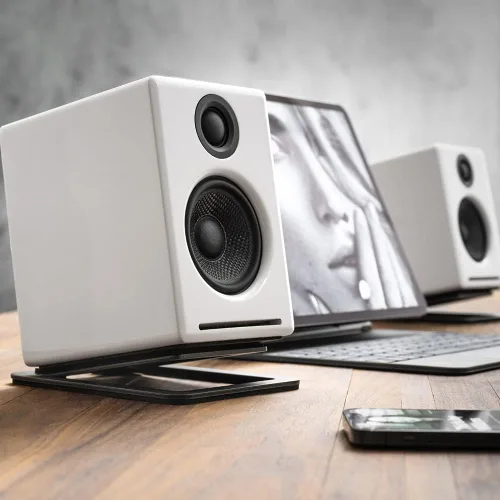 Vista 4 de Audioengine Par de soportes para altavoces de metal DS1M - Soportes