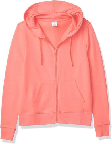 Vista 3 de Tienda Essentials Womens Plus Size French Terry Fleece Full-Zip Hoodie