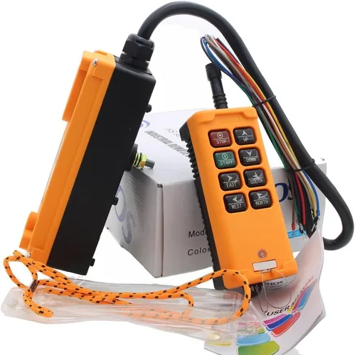 Vista 8 de 8-Key Industrial Crane Control remoto, AC/DC 12-24V