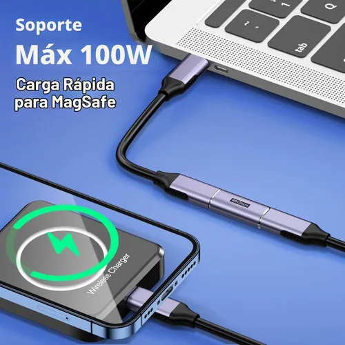 Vista 6 de Adaptador USB C 7Pack, 100W 40Gbps 8K60Hz, 90 y 180 grados/ángulo recto/recto