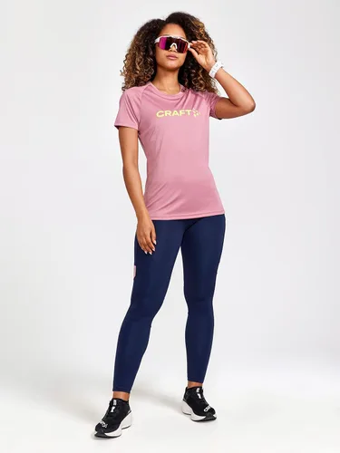 Vista 5 de Craft Sportswear ADV Essence Mallas 2 para mujer, leggings de entrenamiento suaves con bolsillos, ideales para correr, yoga, gimnasio
