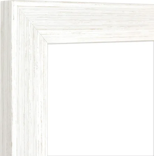 Vista 3 de MCS Marco para póster con estilo de museo, de 24 x 36 pulgadas, color blanco, vertical y horizontal, para colgar en la pared, marco grande