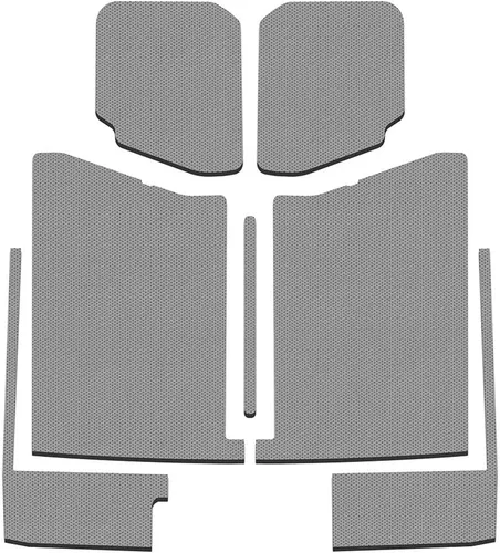 Vista 10 de Design Engineering 50289 Kit de Revestimiento Interior del Techo con Aspecto de Cuero Gris Boom Mat Amortiguador de Sonido Compatible con Jeep