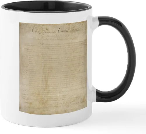 Vista 17 de CafePress Bill Of Rights Taza de café de cerámica de 11 oz (11.0 fl oz)