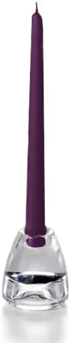 Vista 64 de Yummi - Velas cónicas gris claro de 10 pulgadas. 12 por paquete