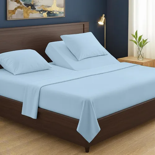 Vista 28 de Mattress-Homes Juego de sábanas de 4 piezas ultra lujosas 100% algodón suave de fibra larga de 16 pulgadas de profundidad, tamaño individual lavable