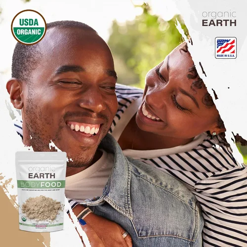 Vista 6 de Organic Earth Polvo de musgo marino irlandés de 8 onzas, orgánico de musgo marino silvestre con polvo de raíz de vejiga y bardana, tiroides, apoyo a
