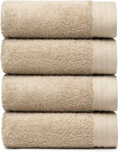 Vista 20 de Juego Premium de Toallas de 16 Toallas de Mano de 18" x 30" Color: Negro 100% Algodón 16 Toallas de Mano Ultra Suaves y Altamente Absorbentes