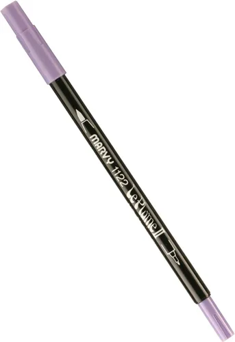 Vista 79 de Uchida 1122-C-3 Marvy Extra Fine Tip Le Plume II Rotulador de doble punta, azul