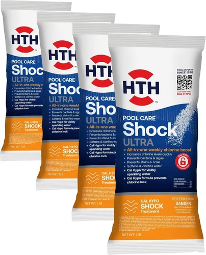 Vista 7 de HTH 52039 Pool Care Shock Ultra, químico para piscina, fórmula Cal Hypo (paquete de 1)