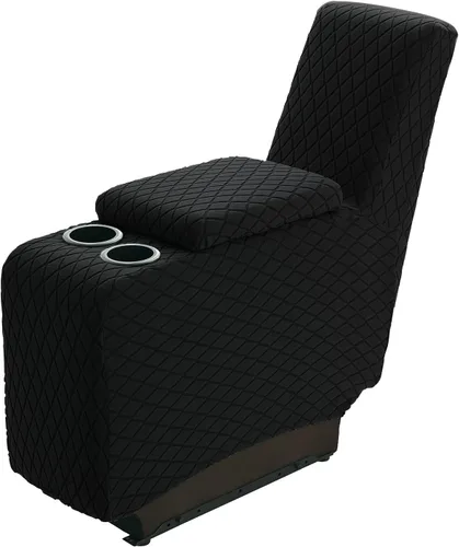 Vista 33 de Funda elástica para silla reclinable, 8 piezas de 1, 2, 3 plazas, funda para sillón reclinable con bolsillo y protector de muebles