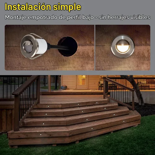 Vista 3 de Armacost Lighting - Mini-empotrable LED luz de disco regulable suave blanco brillante (3000 K) (Serie 1) 211125 Blanco (Soft White (3000K))