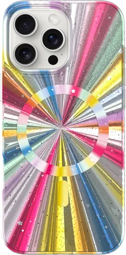 Vista 55 de LONLI Hue - para iPhone 15 Pro Max [Compatible con Magsafe] - Funda de teléfono floral dorada - [Amortiguador de 360°] - Funda de teléfono linda