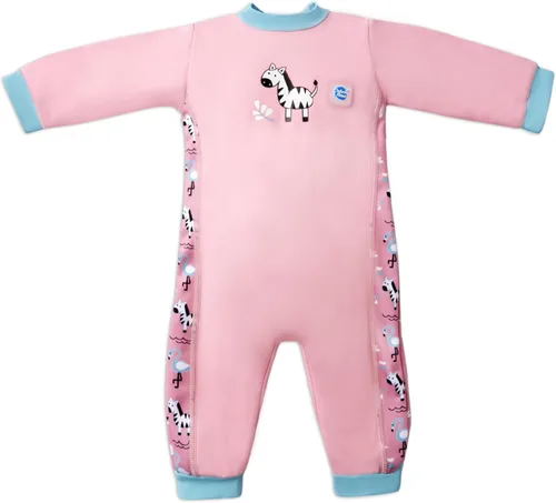 Vista 4 de Traje de baño térmico de una pieza cálido en uno para bebés Splash About Abeja margarita