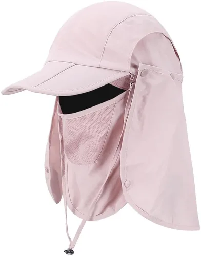 Vista 11 de Gorra plegable para el sol, sombreros de pesca, protección UPF 50+ con solapa para el cuello