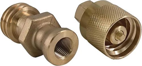 Vista 7 de RE7141F RE7141M Adaptador de tanque de propano para carretilla elevadora Conector de válvula de montaje