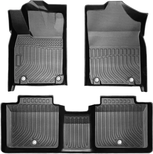 Vista 20 de Alfombrillas para todo tipo de clima para Ford Explorer 2011-2014 (no apto para asientos de cubo), tapetes para el piso de 1ª y 2ª y fila, 3D