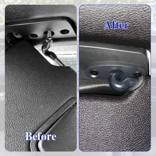 Vista 5 de Kit de reparación de visera solar para Jeep Wrangler, clips de visera solar resistentes para Jeep Gladiator, accesorios para visera