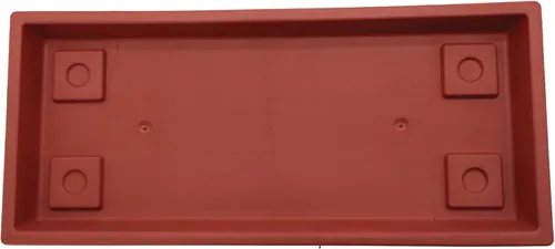 Vista 16 de The HC Companies Bandeja Rectangular Veneciana para Plantas - Platillo de 17.5" para Maceta de 18", Bandeja de Goteo de Plástico para Drenaje - Uso