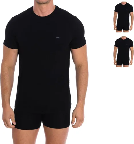 Vista 5 de Diesel Paquete de 3 camisetas Lounge Jake para hombre, color negro