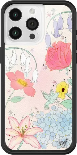Vista 66 de Wildflower Cases - Funda Surf's Up, Compatible con Apple iPhone 15 Pro Max Moderno, Rojo, Morado, Floral, Verano, Playa - Parachoques Protector