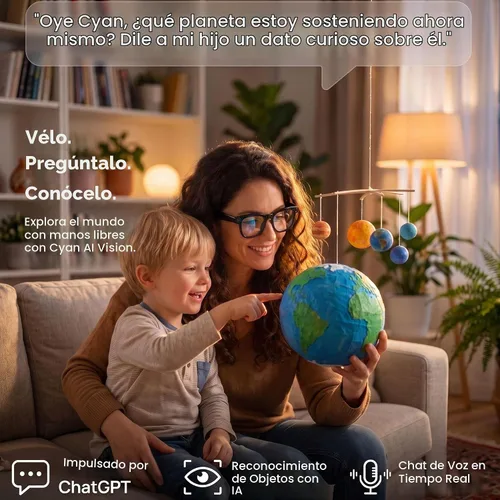 Vista 5 de EarlySincere Gafas inteligentes AI, cámara POV de 8MP 4K, video HD EIS