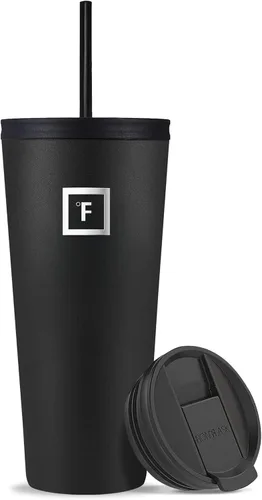 Vista 20 de IRON °FLASK Taza clásica - Botella de agua de acero inoxidable aislada al vacío, de doble pared, taza para beber, taza de viaje aislada