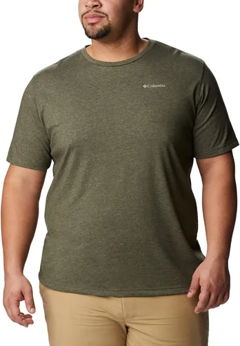Vista 3 de Columbia - Camiseta Thistletown Park de cuello redondo, para hombre, Verde, S