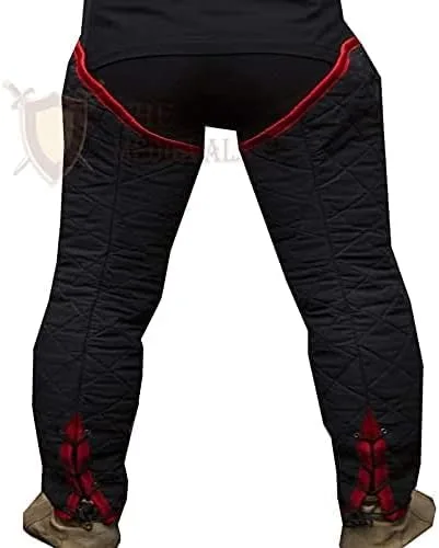 Vista 3 de Legging Thick Padded Chausses Lower Under Gambeson Hauberk SCA LARP Armor Legging for Costume by ITS Medieval