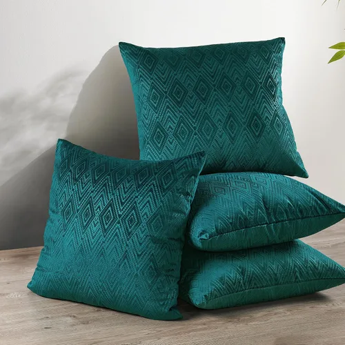 Vista 23 de Home Soft Things Ikat - Fundas de almohada de terciopelo de 2 piezas, 14 x 26 pulgadas, aguacate, funda de almohada decorativa lumbar sólida