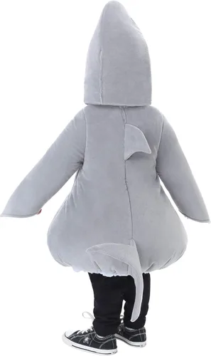 Vista 3 de Disfraz de tiburón burbuja para niños pequeños