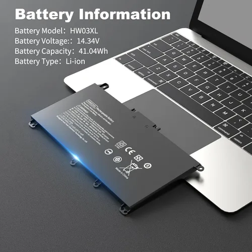 Vista 2 de HW03XL L97300-005 HWO3XL Batería para HP Pavilion 15-EH 15Z-EH 15T-EG 15-EG 17-CP 17-CN 15-EG0073CL 15-EG1053CL 17-CN0053CL 15-EH0XXX
