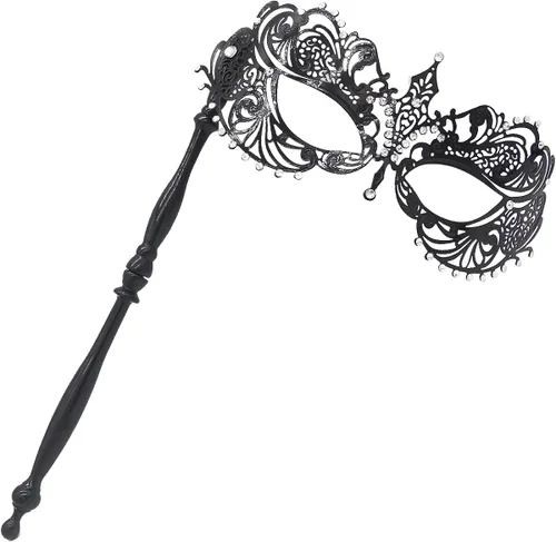 Vista 7 de IETANG - Máscara veneciana para parejas, accesorio de disfraz de fiesta.