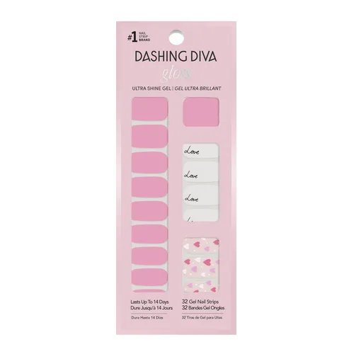 Vista 22 de Dashing Diva Flor Azul - Tiras de uñas de gel brillantes, sin rayos UV, resistentes al astillado, de larga duración, juego de manicura de 3 piezas