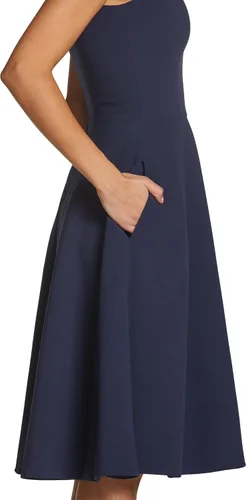 Vista 4 de Dress the Population Catalina - Vestido midi sin mangas y acampanado para mujer